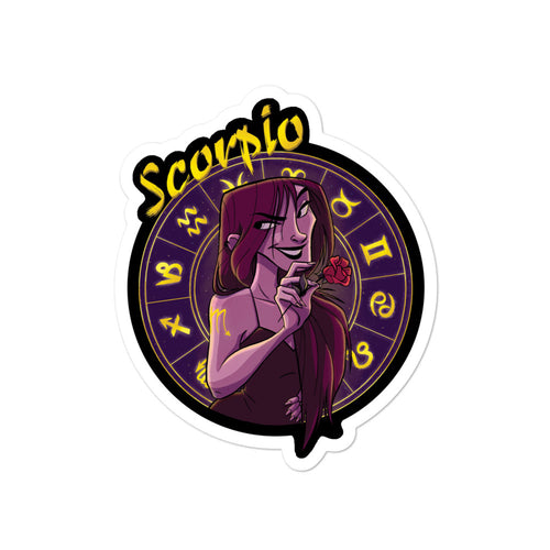 Zodiac Sign Scorpio Sticker