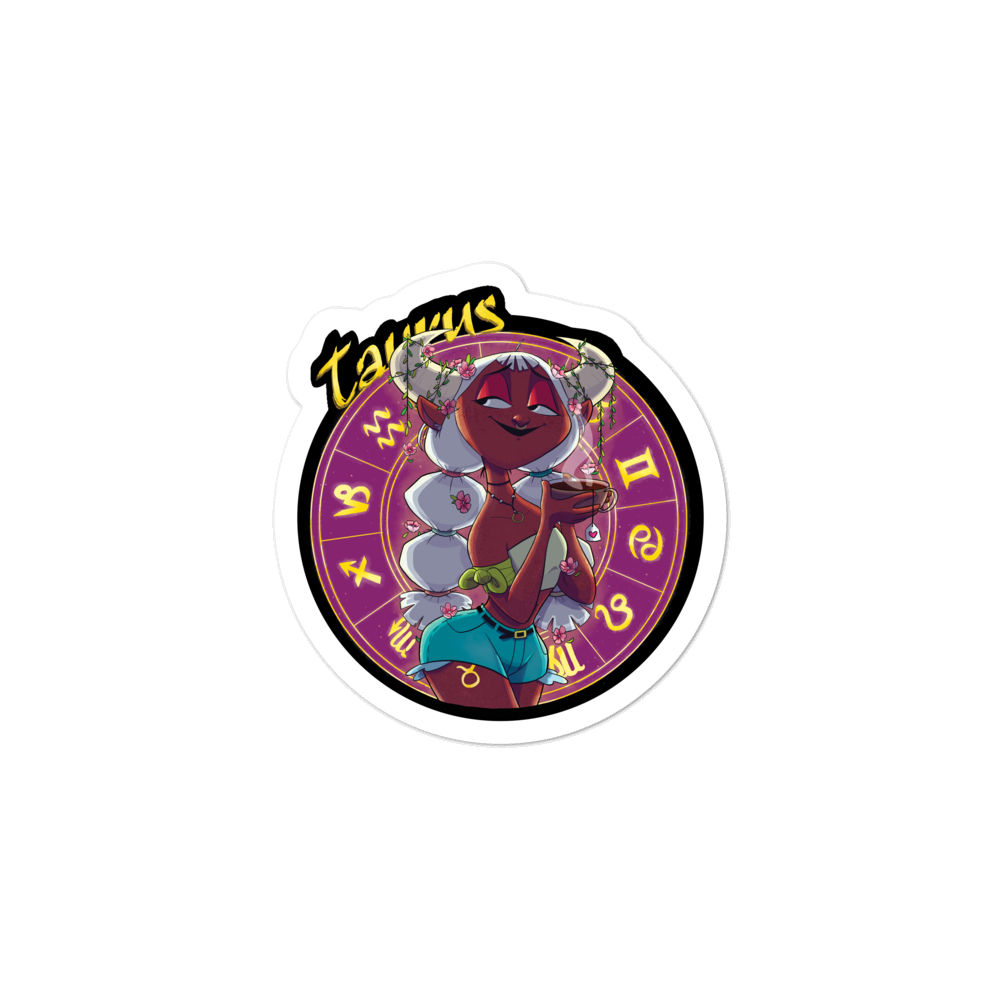 Zodiac Sign Taurus Sticker