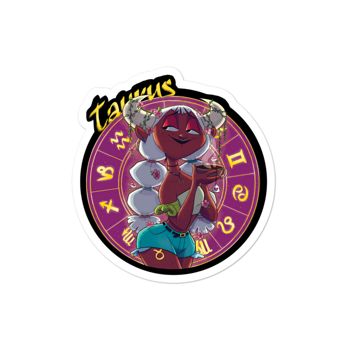 Zodiac Sign Taurus Sticker