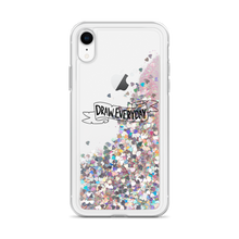 Load image into Gallery viewer, Draw Everyday Liquid Glitter Phone Case