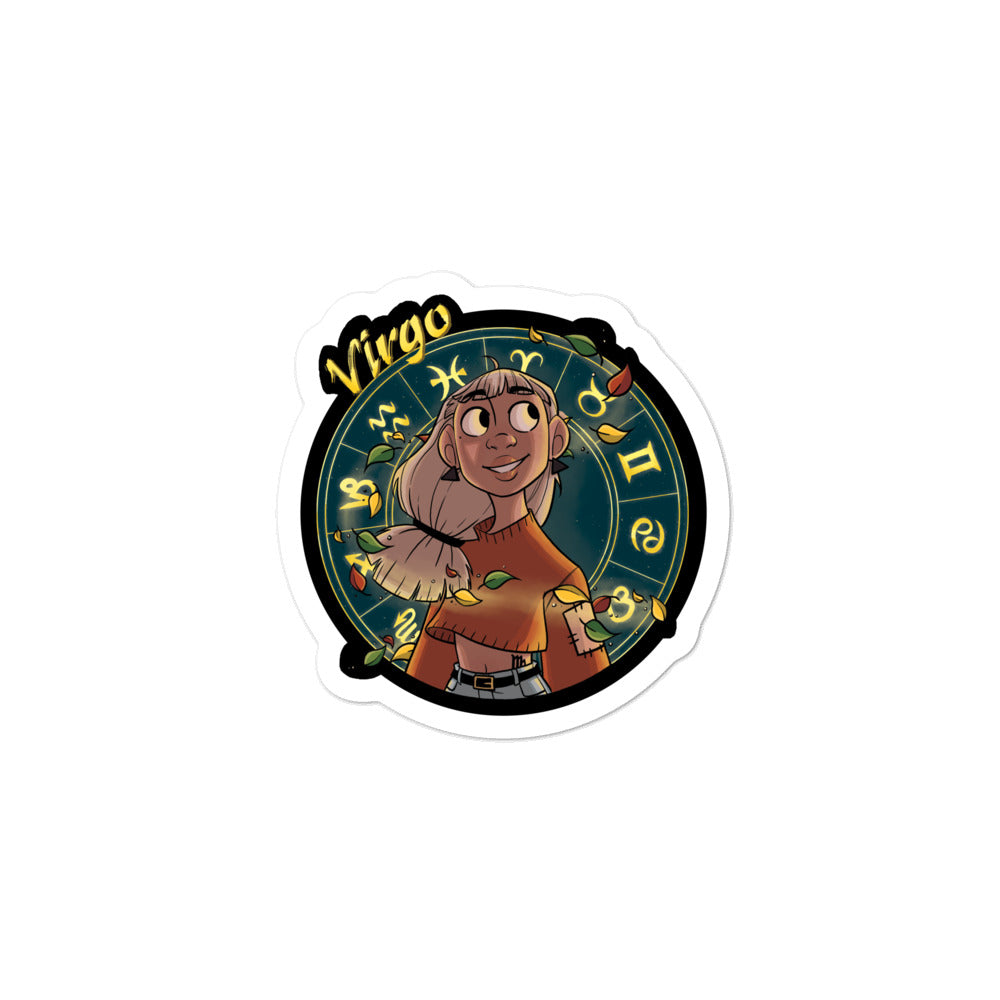 Zodiac Sign Virgo Sticker