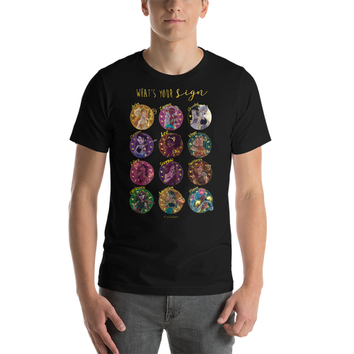 Zodiac Signs Short-Sleeve Unisex T-Shirt