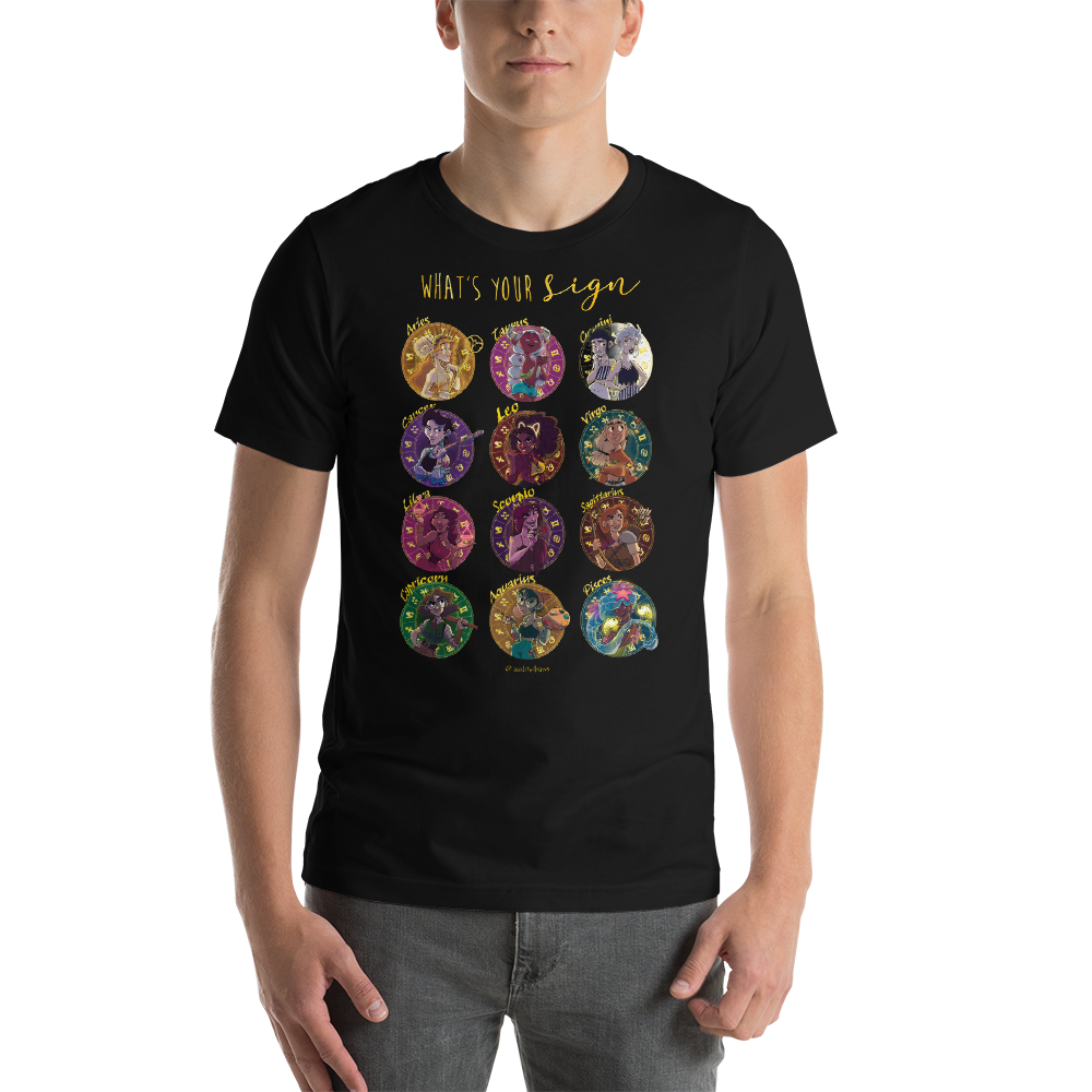 Zodiac Signs Short-Sleeve Unisex T-Shirt