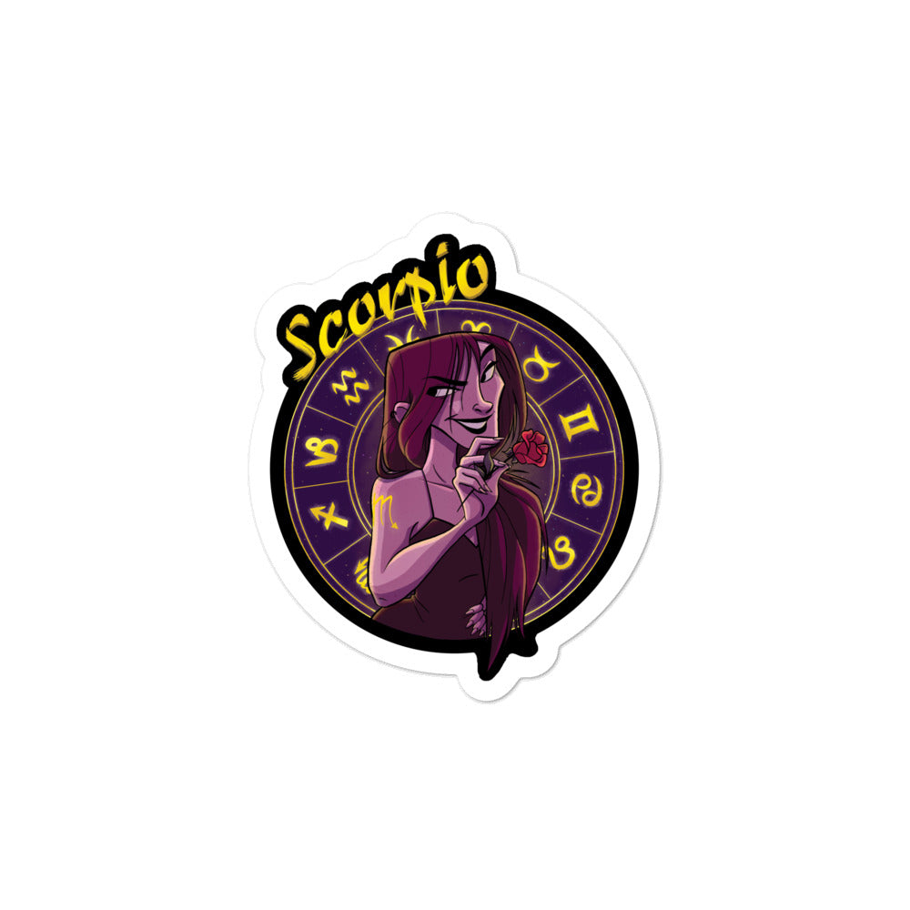 Zodiac Sign Scorpio Sticker