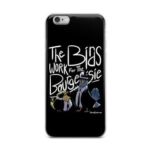 Birds Work For Bourgeoisie iPhone Case