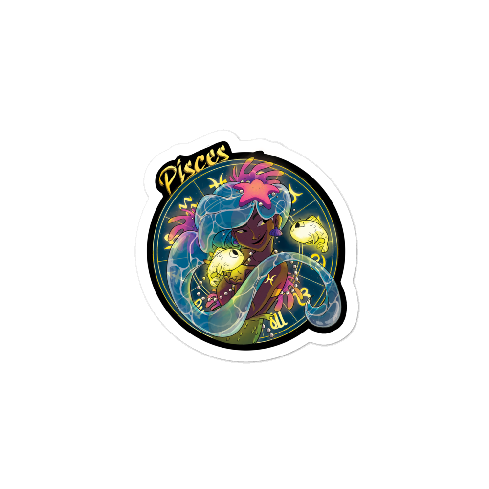 Zodiac Sign Pisces Sticker