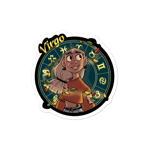 Zodiac Sign Virgo Sticker