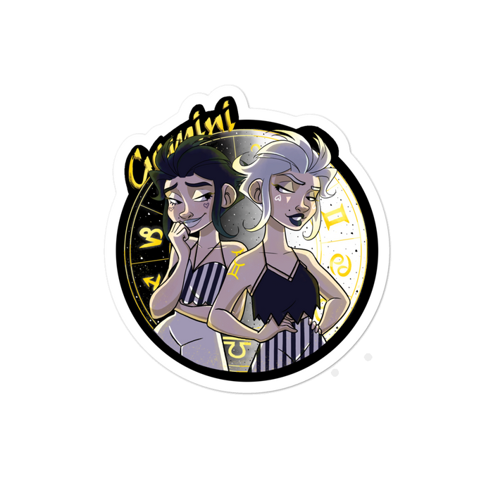 Zodiac Sign Gemini Sticker