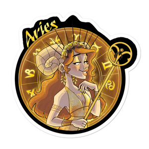 Zodiac Sign Aries Sticker