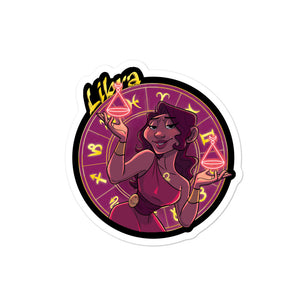 Zodiac Sign Libra Sticker