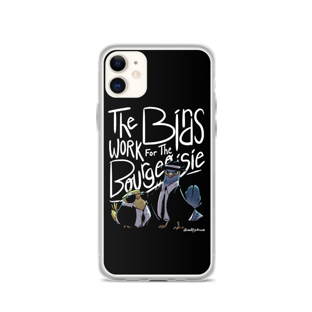 Birds Work For Bourgeoisie iPhone Case