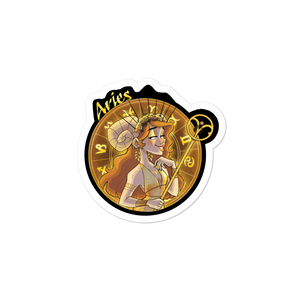 Zodiac Sign Aries Sticker