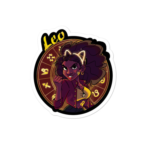 Zodiac Sign Leo Sticker