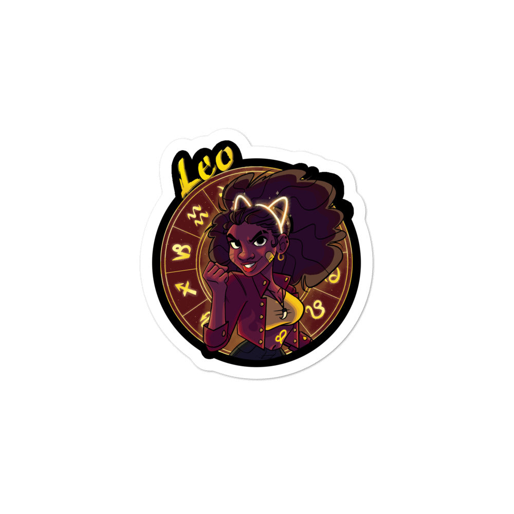 Zodiac Sign Leo Sticker